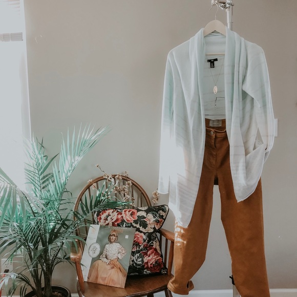 GAP Sweaters - GAP • ombré striped open cardigan sweater